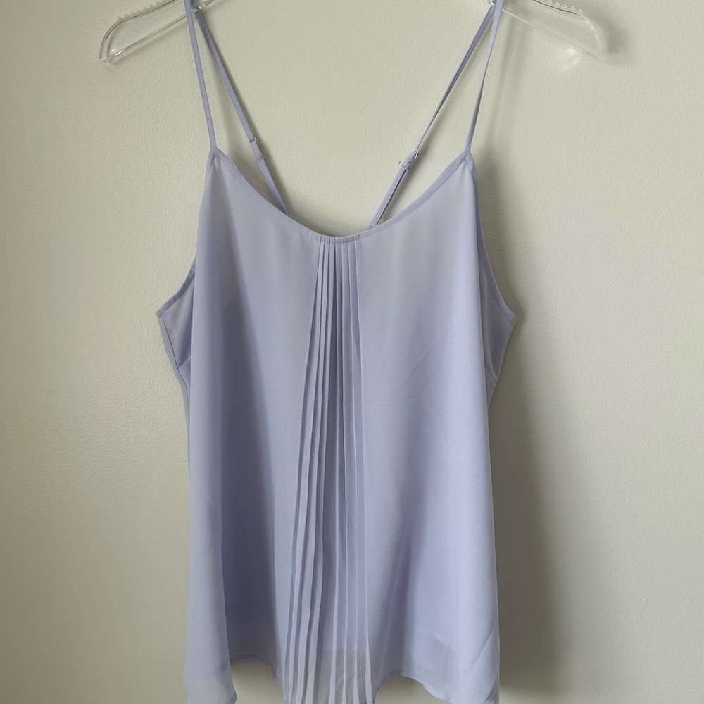 Elegant Lavender Spaghetti Strap Top
